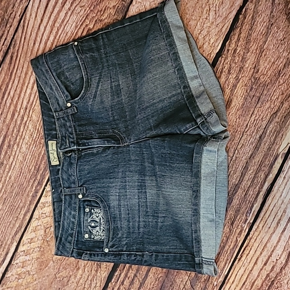 Earl Jean Embellished Shorts